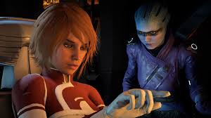 Mass Effect 2 - Lair Of The Shadow Broker - Shepard Cheating On Liara With  Tali - Youtube