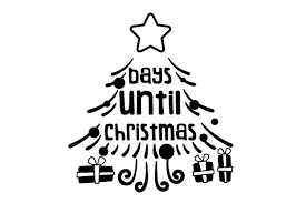Days Until Christmas Christmas Tree Svg Cut File By Creative Fabrica Crafts Creative Fabrica
