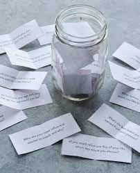 Cards are 6 to a 8.5 x 11 page, each card is 3x3. Dinner Table Conversation Starters Once Upon A Chef