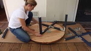 It holds books and magazines, and gives you a place to rest from glasses or snack containers. Round Coffee Table Build Youtube