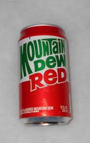 Mountain Dew Red Rare Can Awesome Color Empty Mountain Dew Red This Is Rare Mountain Dew Mountain Dew Red Canning