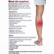 What is a blood clot? Deep Vein Thrombosis The Blood Clot That Can Kill