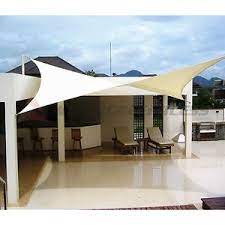 12 16 18 Rectangle Square Triangle Sun Shade Sail Yard Patio Canopy Pool Top Patio Canopy Patio Shade Pool Shade