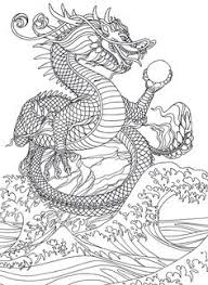 Las Tintas Chinas De Agua Dragon Deberia Haber Terminado La Coloracion De Este Por Este Fin De Semana Water Dragon Dragon Coloring Page Chinese Water Dragon