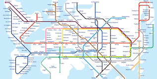 World Map Shows What A Hyperloop Future May Look Like Inverse Underground Map London Underground Map Transit Map