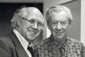 Image of Eric Ollivier and Lucien Bodard at The "Prix Interallie"  (Literature