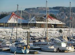 The Chartroom Restaurant Kip Marina With Snow Picture Of