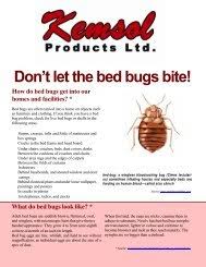 Signs of a bed bug infestation. Don T Let The Bed Bugs Bite Bio Integral Resource Center