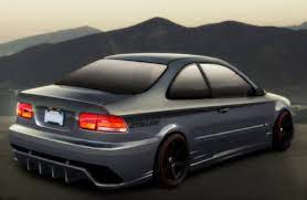 1998 rytek projektz tuning accord w/nitrous Honda Civic 92 95 Coupe Rear Bumper S Tuning