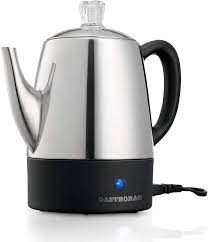 If the requirement is only coffee, then why to go for higher prices machines? Highlight Features Reviews Gastrorag 4 Cup Stainless Steel Electric Coffee Percolator Stainless Steel Coffee Maker Percolator Coffee Percolator