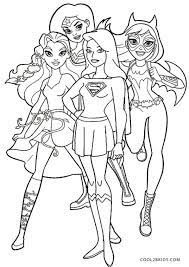 Harley quinn from dc super hero girls. Superhero Girls Coloring Pages