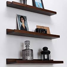 Maybe you would like to learn more about one of these? Amazon Com Espresso Floating Picture Shelves 24inch Denver Modern Wall Mount Long Narrow Wall Shelf Picture Ledge Mounting Hardware Included Pine Kitchen Dining