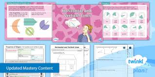 Let's learn all the ways to insert a line in microsoft word. Y3 Identify Horizontal And Vertical Lines Lesson 1
