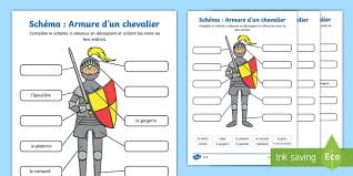 Maybe you would like to learn more about one of these? Schema A Completer L Armure D Un Chevalier