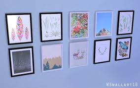 Sims 4 cc wall decor. Wall Decal Idea Wall Decal Sims 4