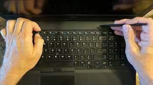 Remove Crumbs And Dirt Under The Keys Of A Dell Precision Laptop In Under 3  Minutes With No Tools - Youtube