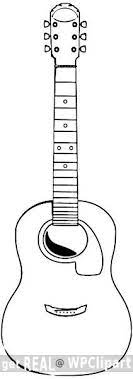 Acoustic Guitar Outline With Flow Definitions In Background And Incorporate Treble Clef Guitar Outline Guitar Acoustic Guitar