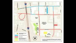 1,000 space parking garage attached to the nascar hall of fame. Rnc 2020 In Charlotte Roads Closed Security Checkpoints Charlotte Observer
