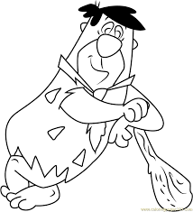 Free printable coloring pages for a variety of themes that you can print out and color. Fred Flintstones Coloring Page For Kids Free Fred Flintstone Printable Coloring Pages Online For Kids Coloringpages101 Com Coloring Pages For Kids