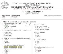 We did not find results for: Soal Bahasa Inggris Sd Kelas 3 Soalujian Net