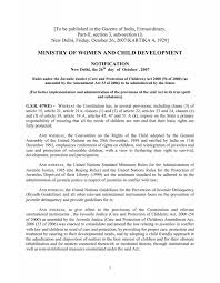 Juvenile Justice ( Care And Protection Of Children) Rules