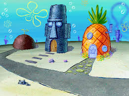 Le case di Bikini Bottom: SpongeBob, Squiddi e Patrick