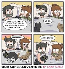 Share the best gifs now >>>. Artist Hilariously Illustrates Everyday Life With Her Fiance And Their Four Cats And We Can T Get Enough Bored Panda