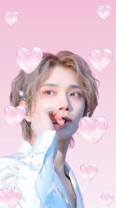 seventeen joshua pink heart wallpaper <3