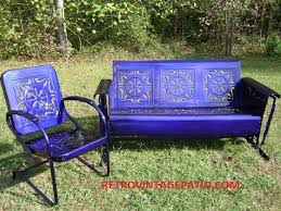 Pin By Vintage Furniture On Home Decor Ideas With Vintage Metal Vintage Glider And Furniture Vintage Patio Furniture Vintage Outdoor Furniture Vintage Patio