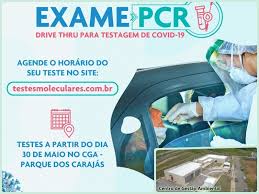 Saliva testing does depend on standard pcr technology, and it does. Populacao De Parauapebas Ja Pode Agendar Teste Para Covid 19 Em Drive Thru Prefeitura De Parauapebas
