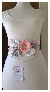 Pink Maternity Sash Baby Shower Sash Belly Sashmaternity Etsy Baby Shower Sash Baby Shower Corsage Maternity Sash