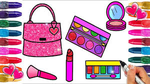 Glitter Makeup Coloring Page Glitter Coloring Pages Glitter Coloring Coloring Pages Glitter Makeup Coloring Books