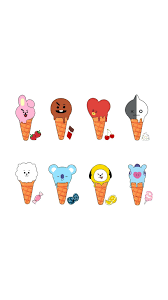  Pin Oleh Msk Di Bt21 Bg Lucu Pencetakan