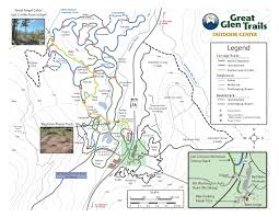 Biking Trail Map Great Glen Outdoor Center Gorham Nh Trail Maps Bike Trails Map