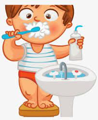 Dental brushing tooth and toothbrush using brushing, brushing banner illustration. Child Brushing Teeth Clipart Tooth Brushing Transparent Png 869x1025 Free Download On Nicepng