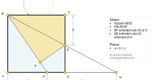 Geometry Problem 1334 Square Kite Sum Of Segments Math Infographic Geometry Problems Math Infographic Math Methods
