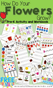 How Do Your Flowers Grow Free Printable Garden Preschool Pack Preschool Flower Theme Preschool Garden Spring Preschool