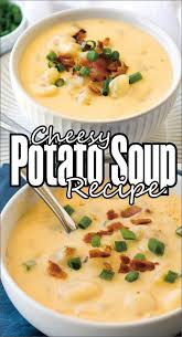 Cheesy Potato Soup Recipe Easy Kraft Recipes Cheesy Potato Soup Recipe Easy Cheesy Potato Soup Potato Soup Recipe Easy