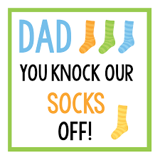If something or someone knocks your socks off, you are extremely impressed by them. Easy Father S Day Gifts Knock Your Socks Off Fun Squared