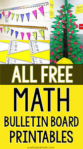 Absolutely Free Math Bulletin Board Printables Math Bulletin Boards Math Classroom Decorations Free Math