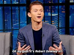 Tom Holland Oh My God It S Robert Downey Jr Https Encrypted Tbn0 Gstatic Com Images Q Tbn 3aand9gcrdkxmqlcsjwmfmnh1ogsetwxrls E9nh5bhq Usqp Cau