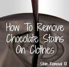 How do you clean chocolate stains? Tips For Removing Chocolate Stain From Clothes Chocolate Stains Removing Chocolate Stains Stain On Clothes