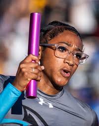 Athletes compete at the Texas UIL State Track and Field meet