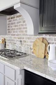 How Your Kitchen Became The Social Hub Decor Gold Designs Brick Backsplash Kitchen Brick Kitchen Kitchen Backsplash Designs