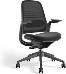 Amazon Com Steelcase Series 1 Work Office Chair Licorice Kitchen Dining