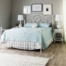 Target/furniture/white metal frame bed (1454)‎. 9 Best White Metal Bed Frame Ideas White Metal Bed Frame White Metal Bed Metal Beds