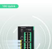 Industrial 16-Port Full Gigabit L3 Managed PoE Switch with 4-Port 10G  Uplink SFP+