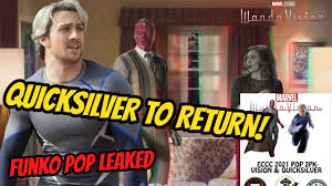 Quicksilver Will Return In Wandavision Funko Pop Evidence Youtube