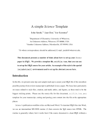 Prospective authors are invited to submit manuscripts reporting original unpublished research and recent developments in the topics related to the conference. Latex Templates Academic Journals