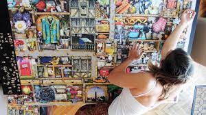 While puzzling, take a closer look at these illustrations as there are some intriguing objects, scenes, and even houses hidden away amongst the the scene. Magical Bookcase 18000 Pc Puzzle By Ravensburger Part 3 Youtube